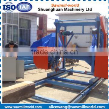 Horizontal portable wood band sawmill machine Made-in-China