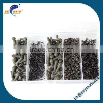 Carp Fishig Terminal Rigs Set Fishing Safety Sleeve Lead Rolling Swivels Run Ring Hook Snap photo-3