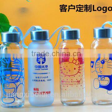 Starbucks Glass Energy Drink Water Bottle 300ml With Metal Lid Wholesales photo-3