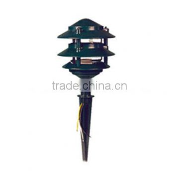 Black Finish Spike Mount Landscape Path Fixture