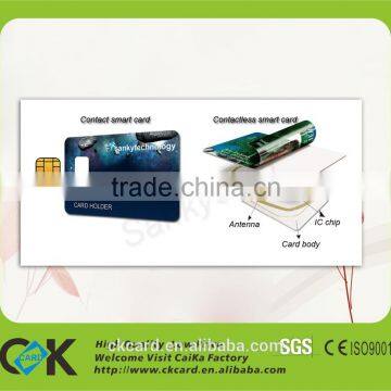 Eco-riendly plastic pvc!Custom magnetic smart card in big discount