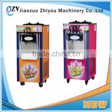 Floor Standing Soft Ice Cream maker Machine with different flavors(email:peggy@jzzhiyou.com)