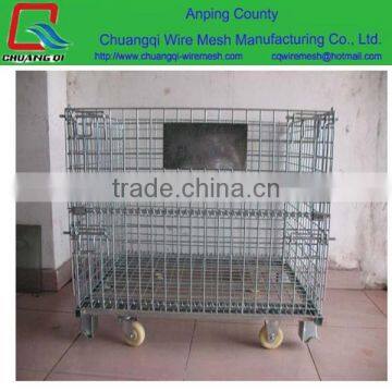 China Factory sell all type steel folding wire mesh container directly