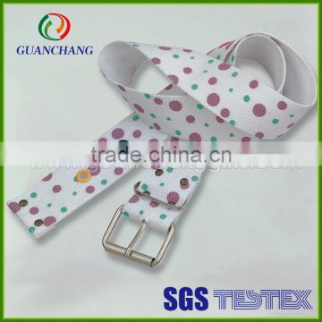 Alibaba custom polyester fashion lady belt