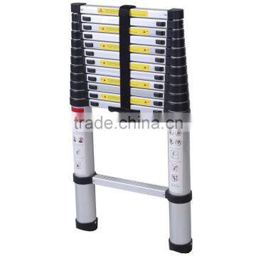 En131 12.5ft Aluminum Telescoping Telescopic Extension Ladder Tall Multi Purpose