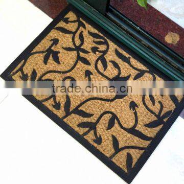 rubber and coco coir entrance mat