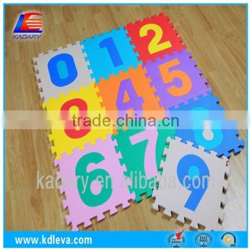 number letters eva foam kids play floor mat