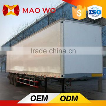 3 Axle 15 to 80 Cubic Meter Truck Cargo Van Semi Trailer for Sale