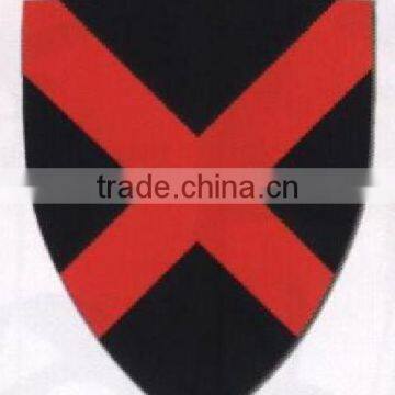 Stainless Steel Black Shield With Dragon Pattern Men's photo-4
