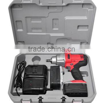 Powerful 600Nm 18 V 1/2" Square Drive Cordless Li-Ion Impact Wrench Kit With Battery and Charger in Strong Carry Case photo-3