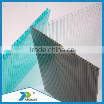 high warranty Polycabonate sheet hollow PC sheet 100% virgin Bayer material