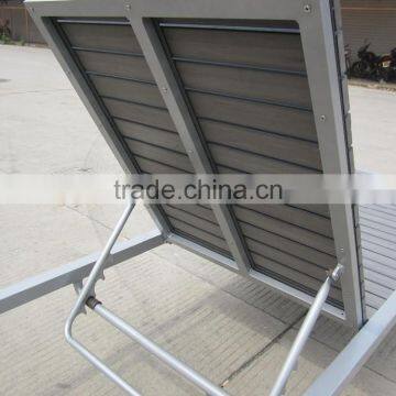 Outdoor Canvas Beach Chair Pool Chaise Lounger photo-6