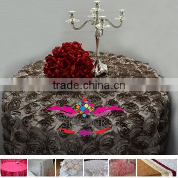 Best sale colorful rosette table cloth