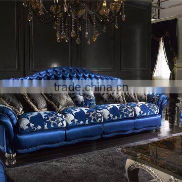 Italy Innovative Style Individual Character and Fashionable Chesterfild Bright Blue Sofa Set photo-4