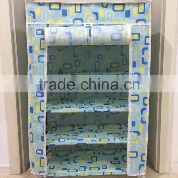 Shoes Storage Rack 4 Tiers Metal Shoes Shelf Organizer Holder Fabric Stand Closet photo-4