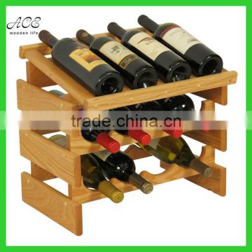 Custom wooden wine rack High quality wooden wine rack Wooden wine rack with disply.