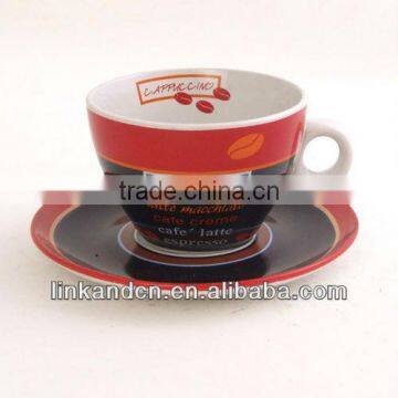 elegent special ceramic decorative coffee mug with saucer