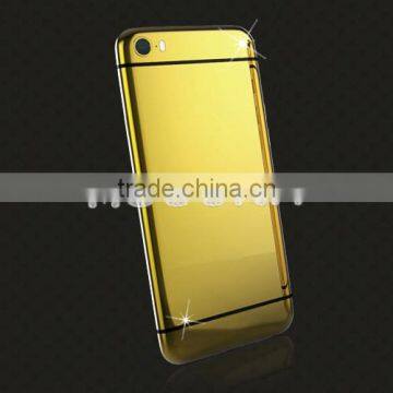 New Style OEM Gold Mirror Back Plate for Iphone 6/6plus Gold Back Panel,Mirror Gold Housing photo-2