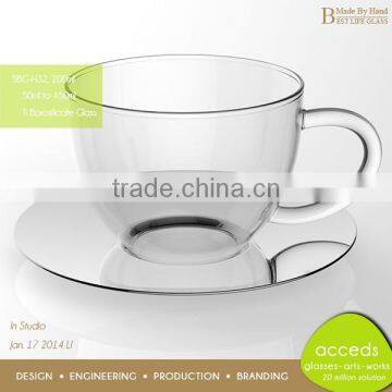 Personalized Favorable Price Double Wall Glass Cup Mug photo-4