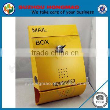 Budget Post Box Galvanized Steel Weather Proof Mail Boxes HPB016 GS photo-4