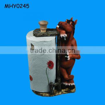 2014 wholesale creative animal resin paper holder