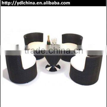 PE rattan furniture rattan cube set