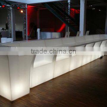 Shenzhen Modern Welcoming Reception Bar Counter With Inbuilt LED Lights photo-6
