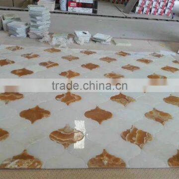 Natural Wholesale Decoration Floor Tile Onyx Mosaic