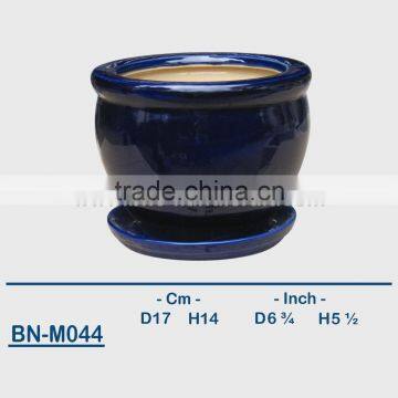 Vietnamese Ceramic Glazed Mini Flower Pot BN-M038 photo-5