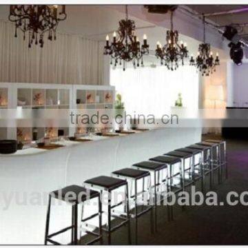 Rechargeable Plastic LED Luminated Night Club Furniture Interactive Counter photo-3