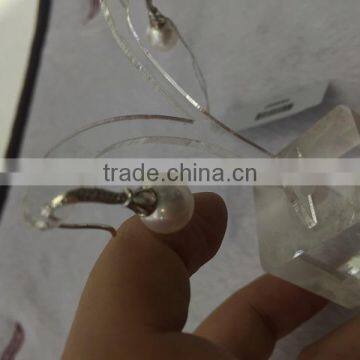 Wholesale 8-8.5 mm White Akoya Pearl Jewelry Earrings photo-4