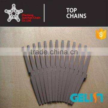 1873 2000 series side flexing sanp-on chains plastic flat top chain