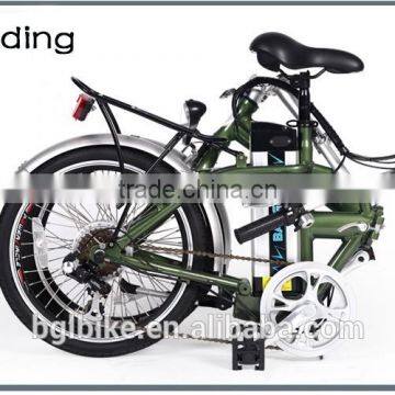 20 Inch Electric Folding Bicycle With 250w Bushless Hub Motor photo-5