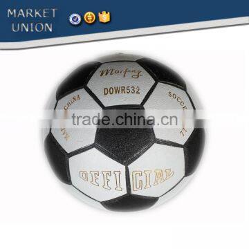 Middle East Market Recycle Leather Football, Cheap Laminated Soccer Ball photo-4