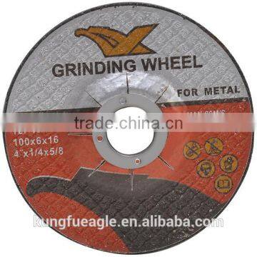 100*6*16mm Good Quality carborundum Grinding Disc for Metal