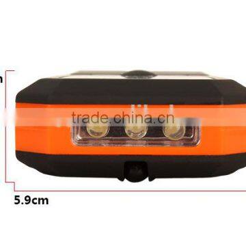 New 3led Foldable Cob Plastic Work Light With Magnet Led Working Light With Hook photo-3