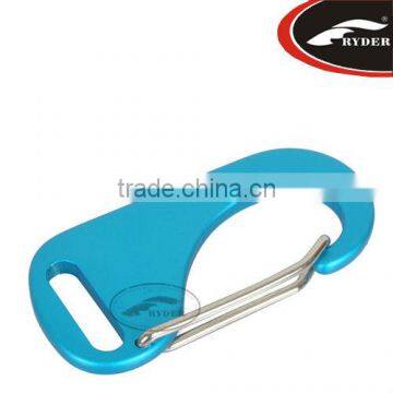 Blue Aluminum Outdoor carabiners