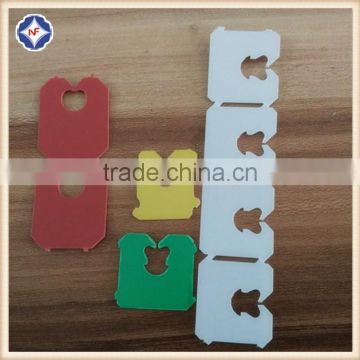 2017 high quality plastic square ties for bread bags clip made in China