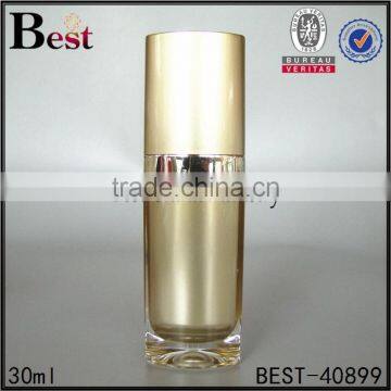 Series Set 15ml 30ml 50ml Bottle Special Triangle Shape Gold Plastic Acrylic Bottle Luxury Cosmetic Jars for Cream Lotion photo-3