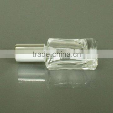 10ml Flat Shape Nail Gel Polish Bottle Empty Nail Polish Bottle With Cap and Brush Cheap Nail Polish Remover Bottle photo-3