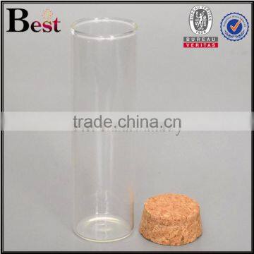 50ml 100ml 300ml Clear Empty Glass Bottle With Cork Good Quality Screen Printing Wholesale Manufacturer photo-4
