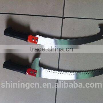 NEW Curved Tree Cut Pruning Saw With Steel and Rubber Handle photo-2