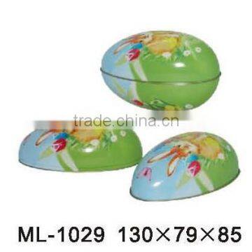 Manufacture Easter Egg Metal Tin