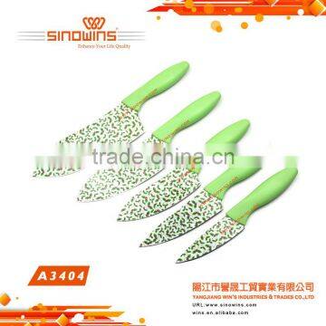Best Price 5pcs Non-stick Coating Knife Set photo-2