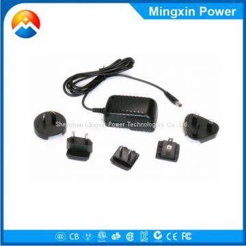 Wholesale Interchangeable Plug ac Power Adaptor 12 Volt 1amp With EU UK AU US Plug For Home photo-4