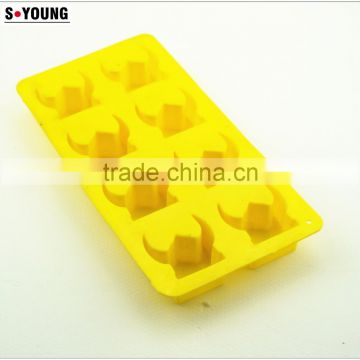 11195 cow head shaped silicone chocolate mould and mold