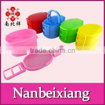 2 Layer Color Lunch Box Can Keep Food Warmer Lunch Box