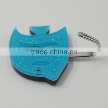 Wholesale Sea Fish Self Adhesive Acrylic Plastic Wall Hook photo-4