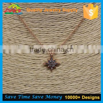 new model environmental bling zircon gold plated necklace jewelry