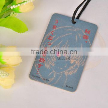 Customized Low MOQ High Quality Various Fragrance Paper Car Air Freshener Wholesale